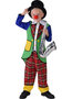 Clowns jongen "Pipo" ,jas met vest,broek .