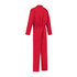 Kinderoverall polyester/katoen rood_