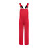 Tuinbroek polyester/katoen rood VOLWASSEN_