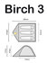 Birch 3 Tent - Rumba Red / Tango Red_