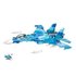 Blue jet fighter M38-B0985 #16087 bouwstenen Sluban_