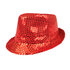 St. Hoed Popstar sequins rood_