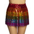 St. Minirokje Sequins regenboog (M stretch)_