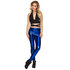 St. Legging Glance blauw (M stretch)_