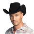 Cowboyhoed Wyoming zwart (leatherlook)_