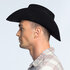Cowboyhoed Wyoming zwart (leatherlook)_