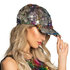 Pc. Cap Rainbow switch (reversible sequins rainbow/silver)_