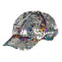 Pc. Cap Rainbow switch (reversible sequins rainbow/silver)_