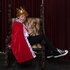 Mantel koning kind rood (90 cm)_