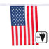 St. Polyester vlaggenlijn USA (4 m)_