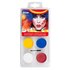 St. Palet Clown schmink op waterbasis (4 potjes en applicator)_