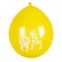 6 Latex balloons Safari 25cm_