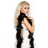 St. Boa 50 g Glamour zwart met gouden tinsel (180 cm)_