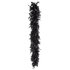 St. Boa 50 g Glamour zwart met zilveren tinsel (180 cm)_