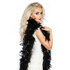 St. Boa 50 g Glamour zwart met zilveren tinsel (180 cm)_