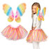 Set Regenboogfee (vleugels en tutu)_