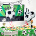 Set 10 Paper Plates Football (23 cm)_