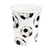 Set 10 Paper Cups Football (21 cl)_