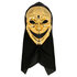 Gezichtsmasker Crazy killer met kap goud_