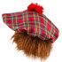 St. Baret Mr Tartan rood met haar_