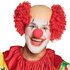 St. Pruik Clown Baldy rood_