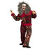 Latex hoofdmasker Zombieclown met haar_