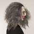 Latex hoofdmasker Zombieclown met haar_
