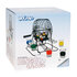 Set Drinking game Drinking bingo (metal bingo cage, 48 balls, 6 glass shot glasses)_