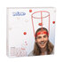 Game Head basket shot (headband with basket, 10 red balls, 10 white balls)_