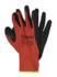 Werkhandschoenen latex crinkle rood zwart maat 10_