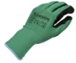Werkhandschoenen latex crinkle groen zwart maat 11_