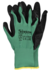 Werkhandschoenen latex crinkle groen zwart maat 10_