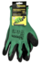 Werkhandschoenen latex crinkle groen zwart maat 9_