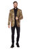 Pailletten blazer zwart/goud/zilver_