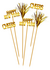 Glas Decoratie Set - BlackGold HNY - 12 stuks_