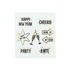 Raamstickers - BlackGold HNY - 8 stuks_