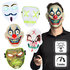 LED masker Halloween 5 ass._