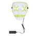 LED masker Halloween 5 ass._
