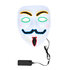 LED masker Halloween 5 ass._