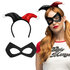 Set Harlekijn (diadeem en oogmasker)_