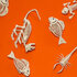 Rattenskelet Nibbles (46 x 7 x 10 cm)_