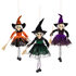 Hangdecoratie Little witch 3 kleuren ass. (60 cm)_