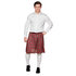 Kilt Mr Tartan rood (verstelbaar)_