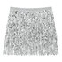 Mini skirt Sparkle silver (M/L)_