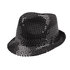 Hoed Popstar sequins zwart_