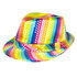 Hoed Popstar sequins rainbow_