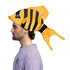 Hoed vis 3 kleuren ass._