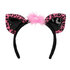 Set Pink leopard (Diadeem, choker, 2 armbanden, staart)_