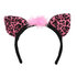 Set Pink leopard (Diadeem, choker, 2 armbanden, staart)_