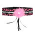 Set Pink leopard (Diadeem, choker, 2 armbanden, staart)_